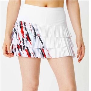 Lucky in Love Colorful Pleated Skirt